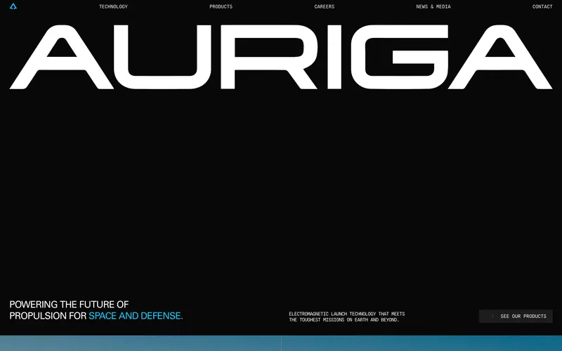 Auriga Space 데스크톱 화면