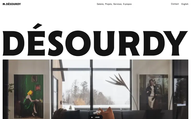 Desourdy 데스크톱 화면