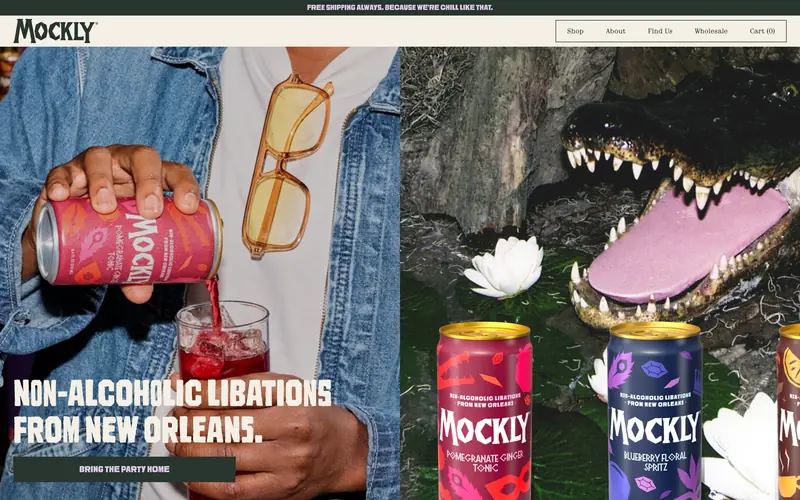 Drink Mockly 데스크톱 화면