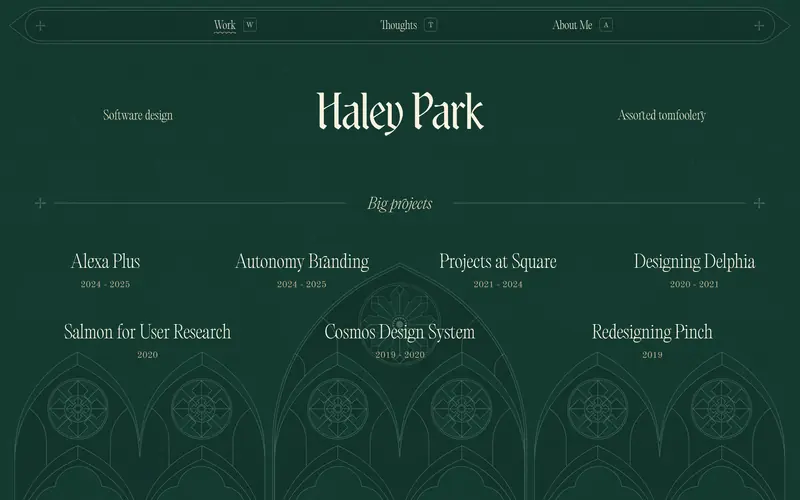 Haley Park 데스크톱 화면