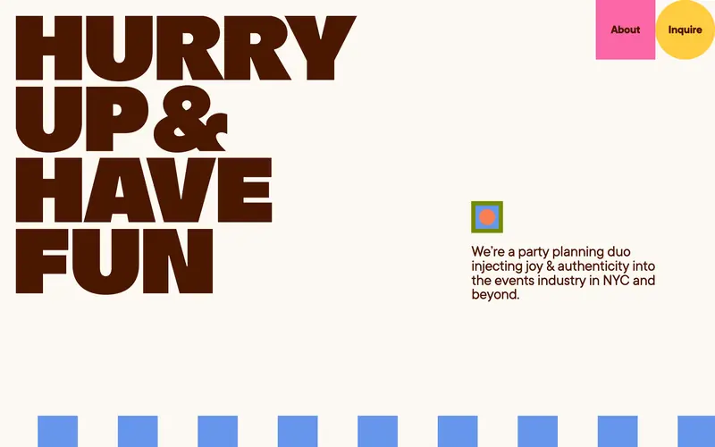 Hurry Up & Have Fun 데스크톱 화면