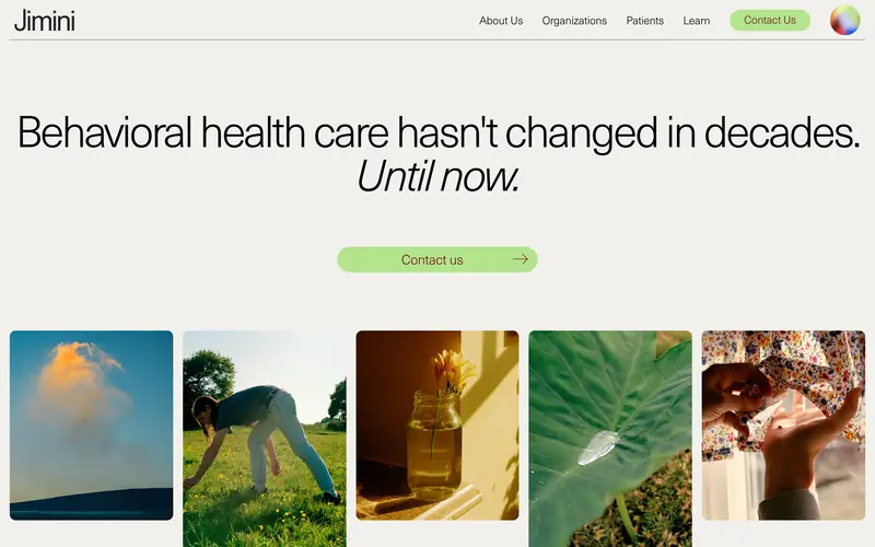 Jimini Health 데스크톱 화면