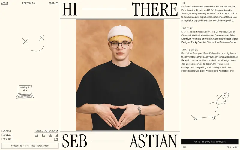 seb-astian 데스크톱 화면