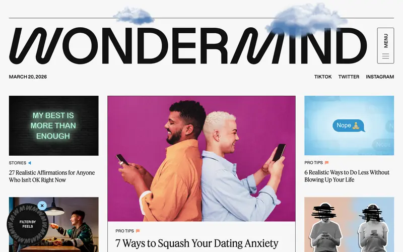Wondermind 데스크톱 화면
