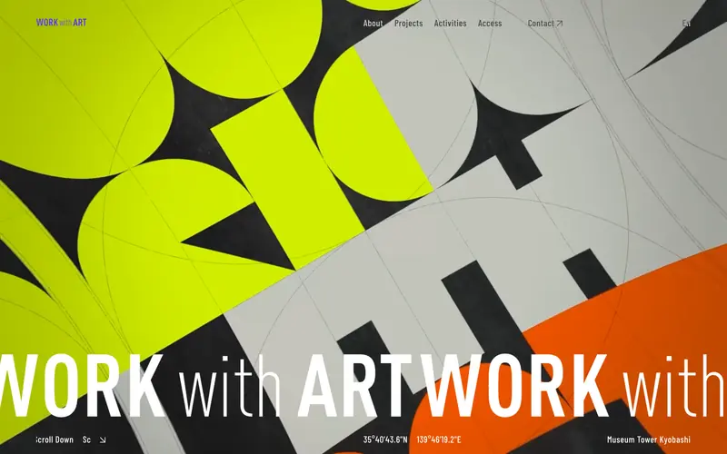 WORK with ART 데스크톱 화면