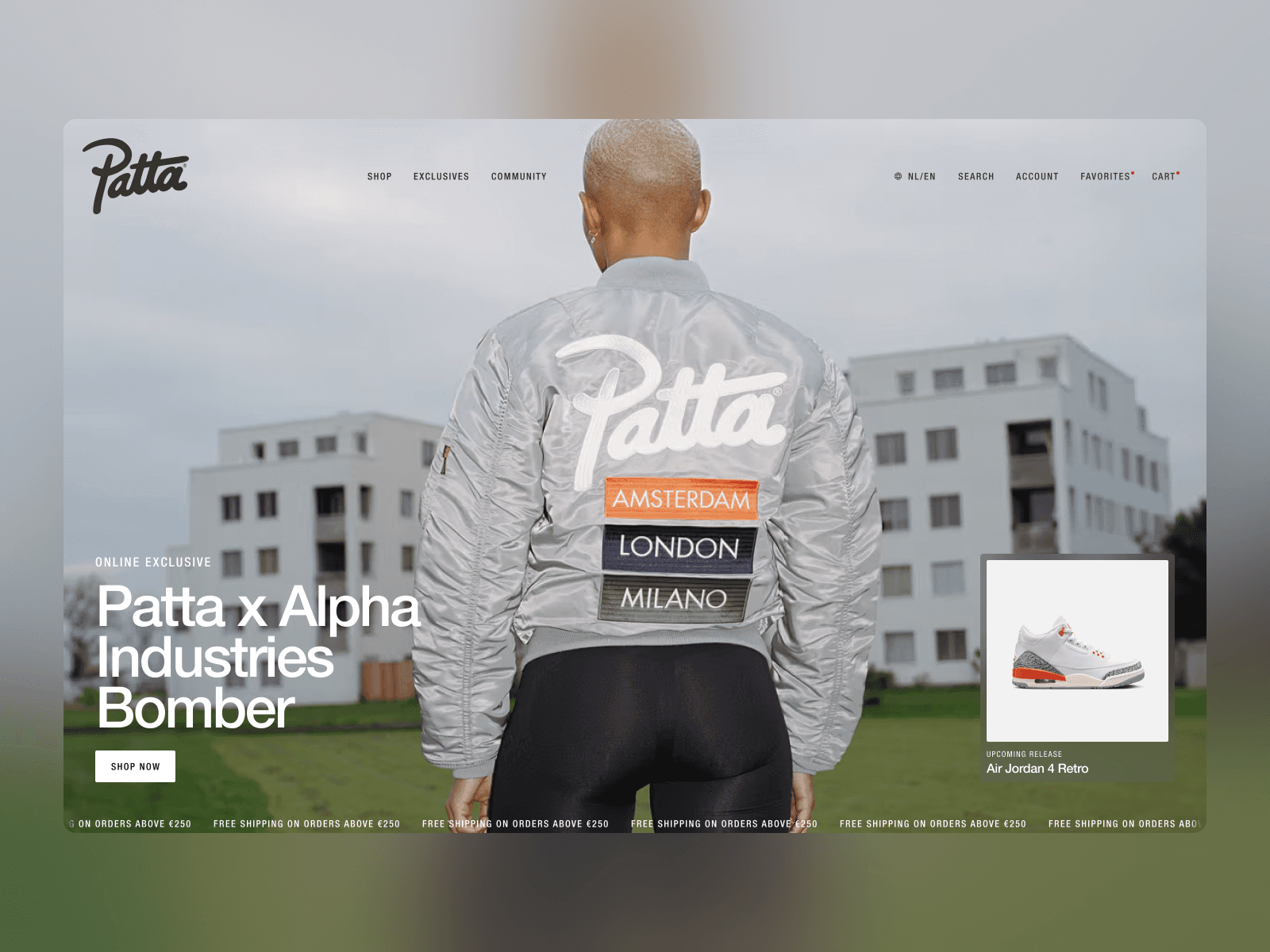 Patta 웹사이트 데스크톱 화면 스크린샷 — 컬러풀 스타일