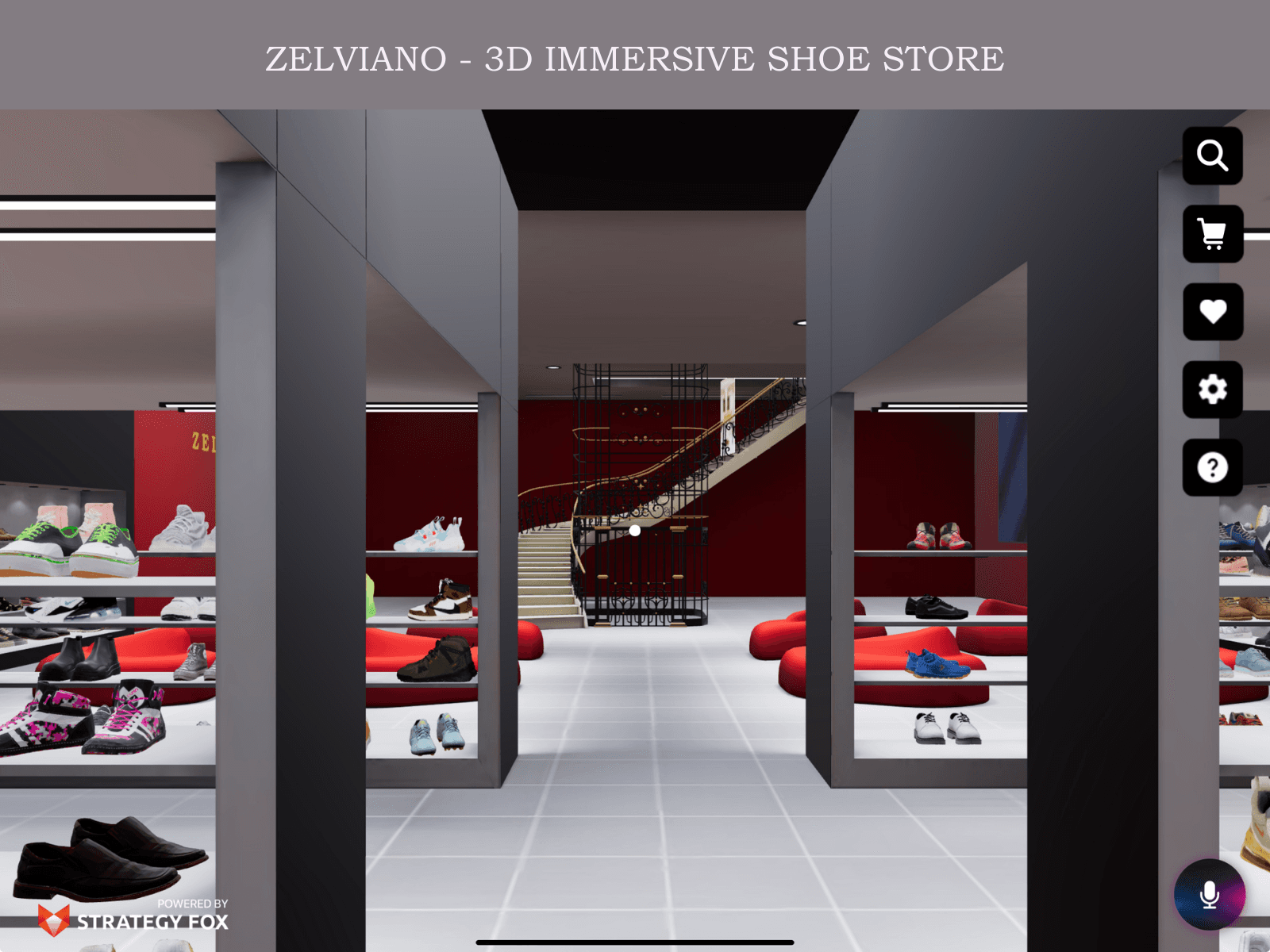 ZELVIANO - 3D IMMERSIVE SITE 웹사이트 데스크톱 화면 스크린샷 — 미니멀 스타일