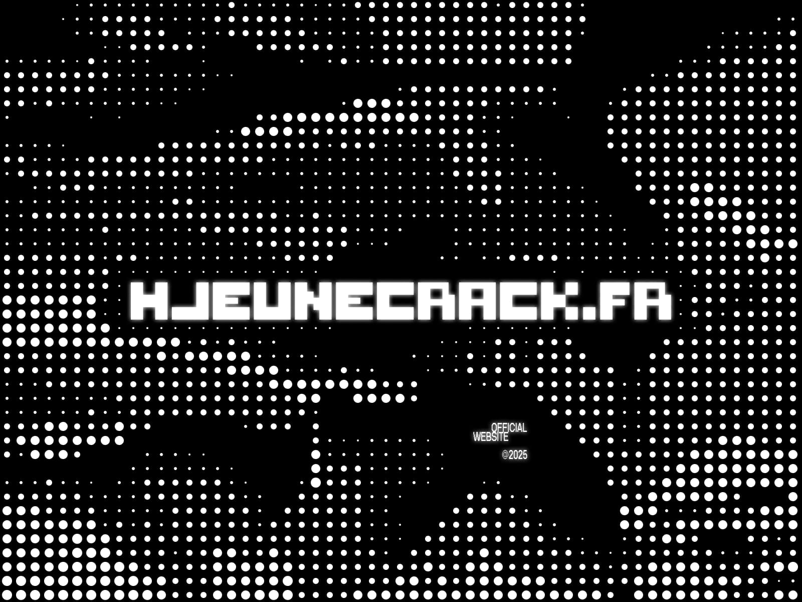 H JEUNECRACK 웹사이트 데스크톱 화면 스크린샷 — 미니멀 스타일