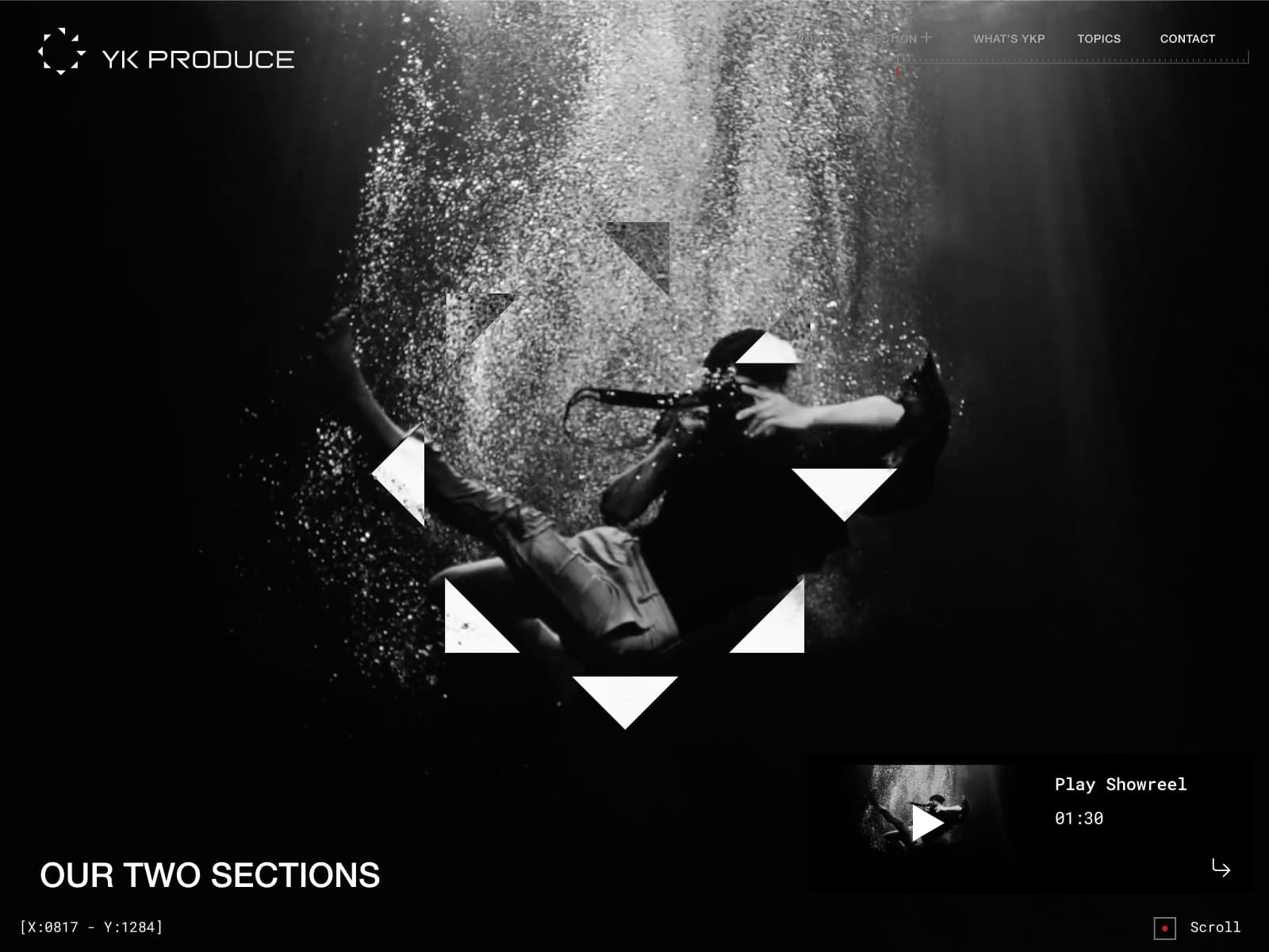 YK PRODUCE Inc. 데스크톱 화면