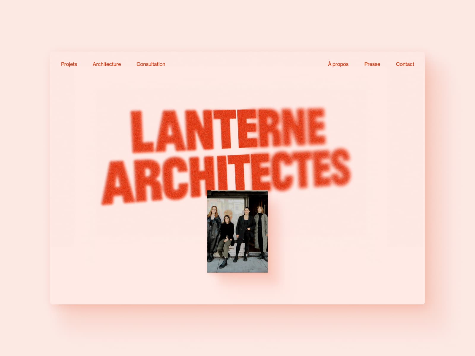 Lanterne Architectes 데스크톱 화면