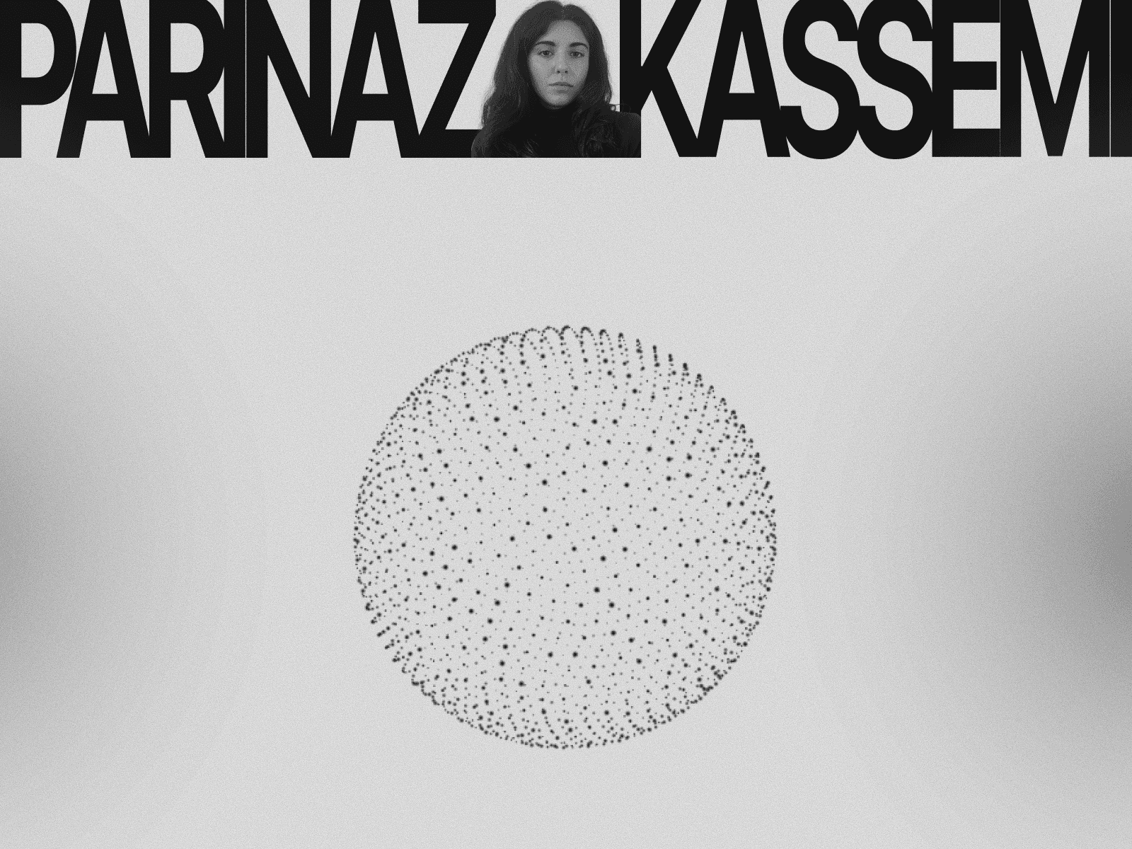 Parinaz's Desktop Portfolio 데스크톱 화면