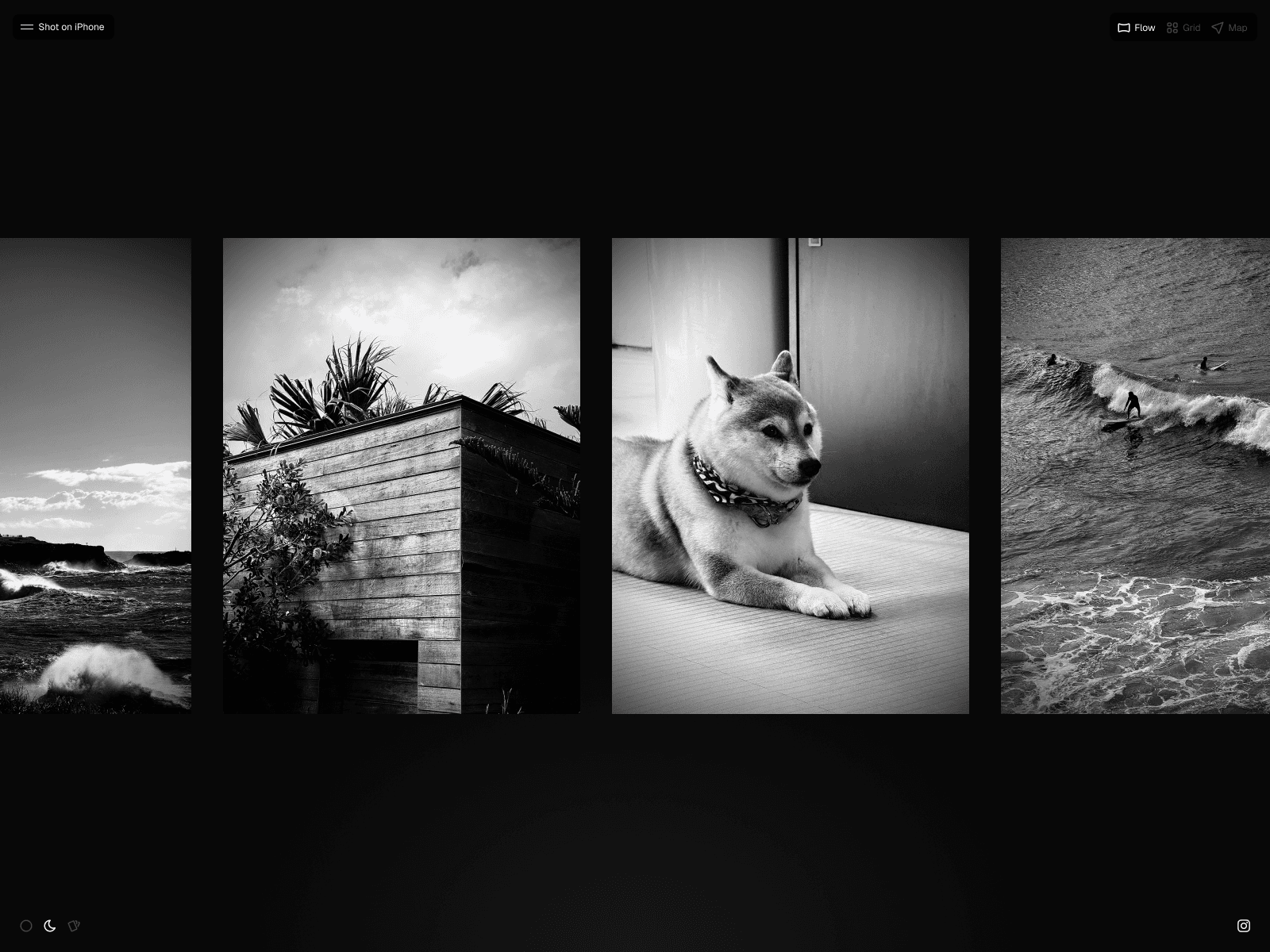 Shot on iPhone in Black & White 데스크톱 화면