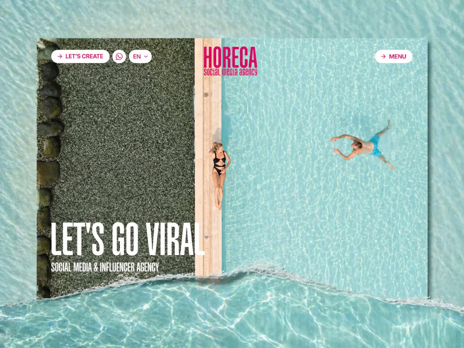 Horeca – Social Media & Influencer Agentur 데스크톱 화면