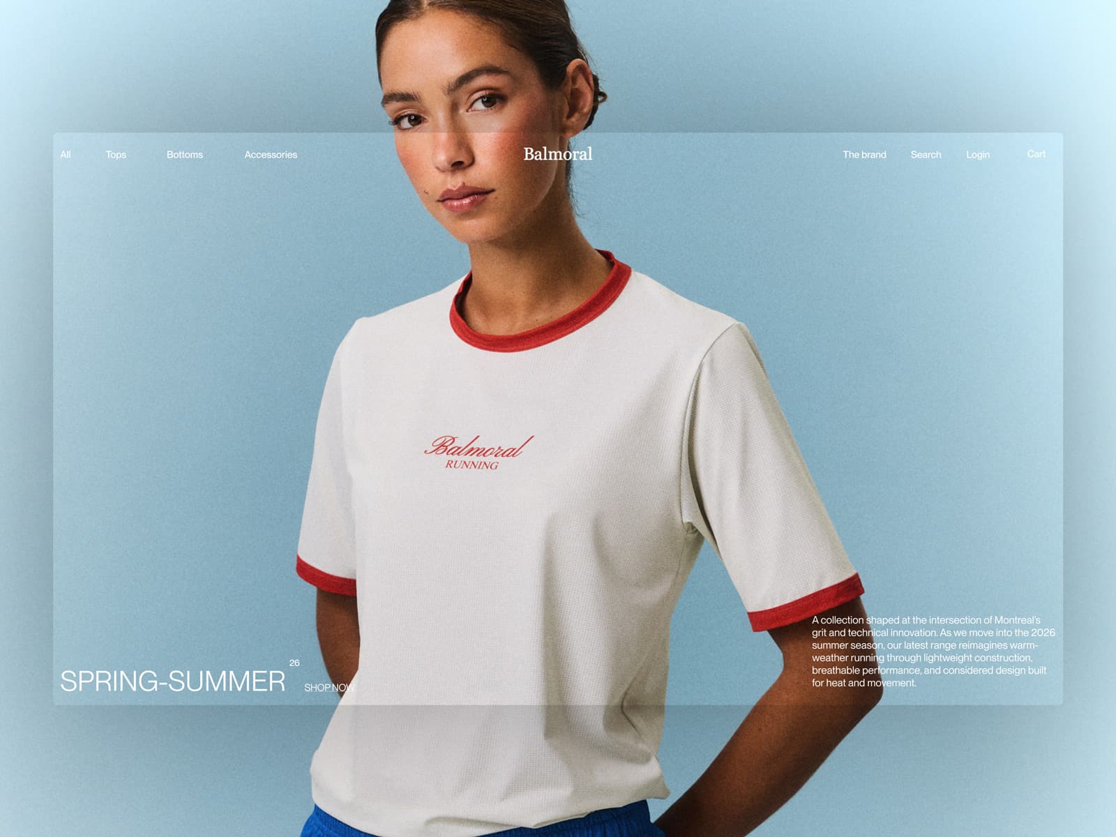 Balmoral - Premium Running Gear 데스크톱 화면
