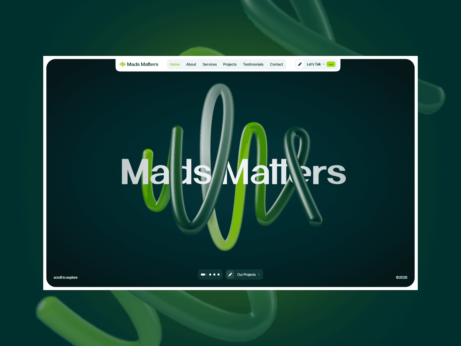 Mads Matters 데스크톱 화면