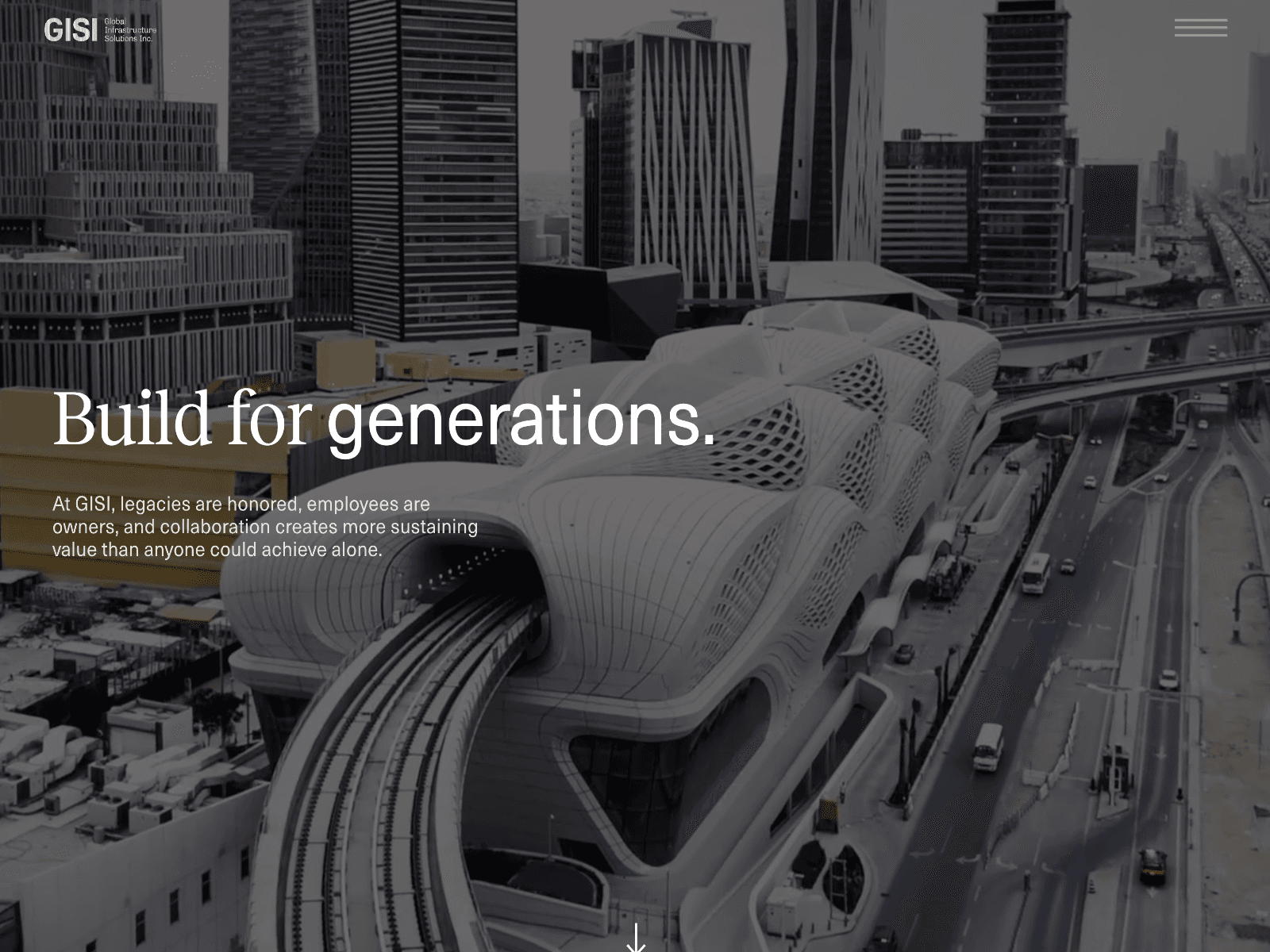 GISI - Global Infrastructure Solutions Inc. 데스크톱 화면
