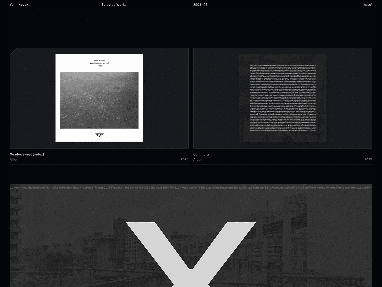 Yann Novak | Queer Artist, Composer & Technologist 데스크톱 화면