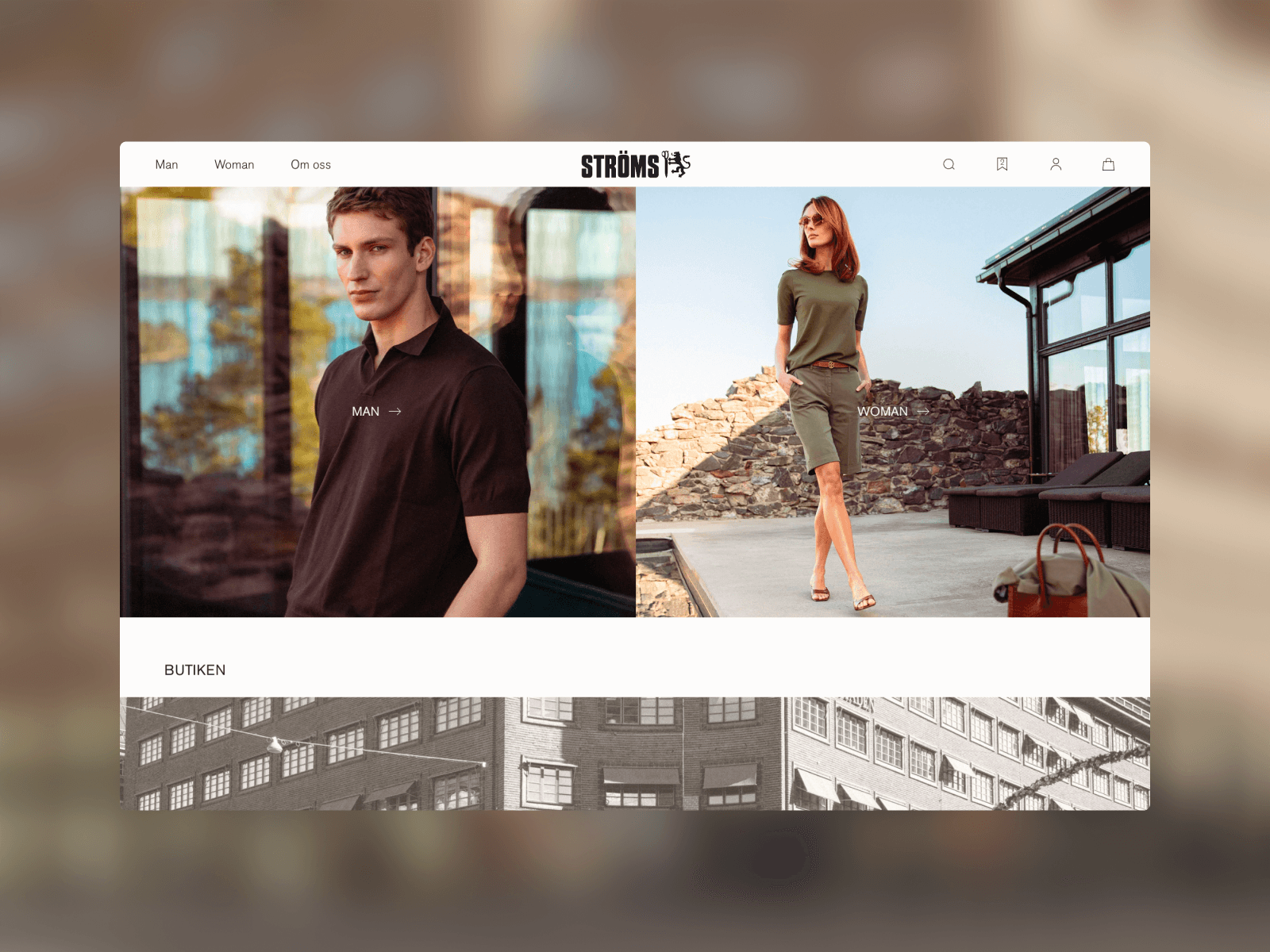 Ströms Man & Woman 데스크톱 화면