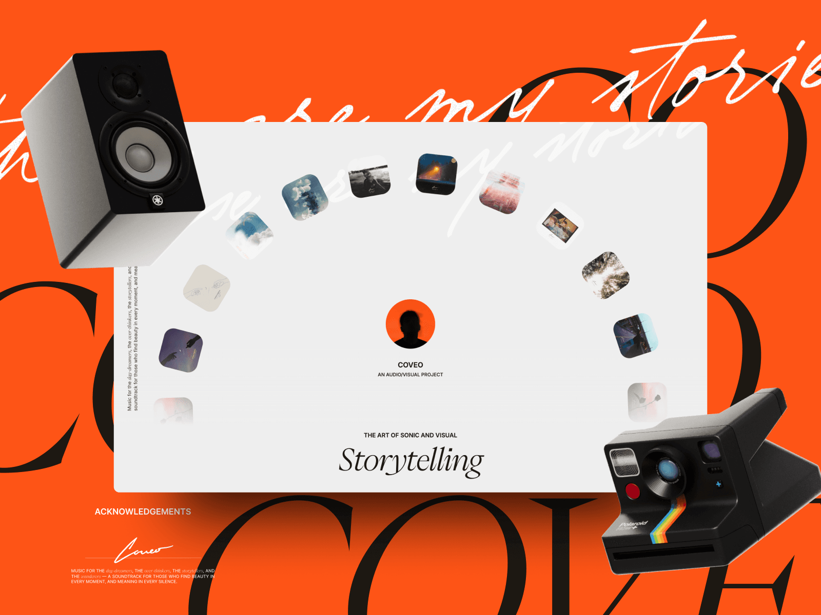 COVEO — An Audio/Visual Project 데스크톱 화면