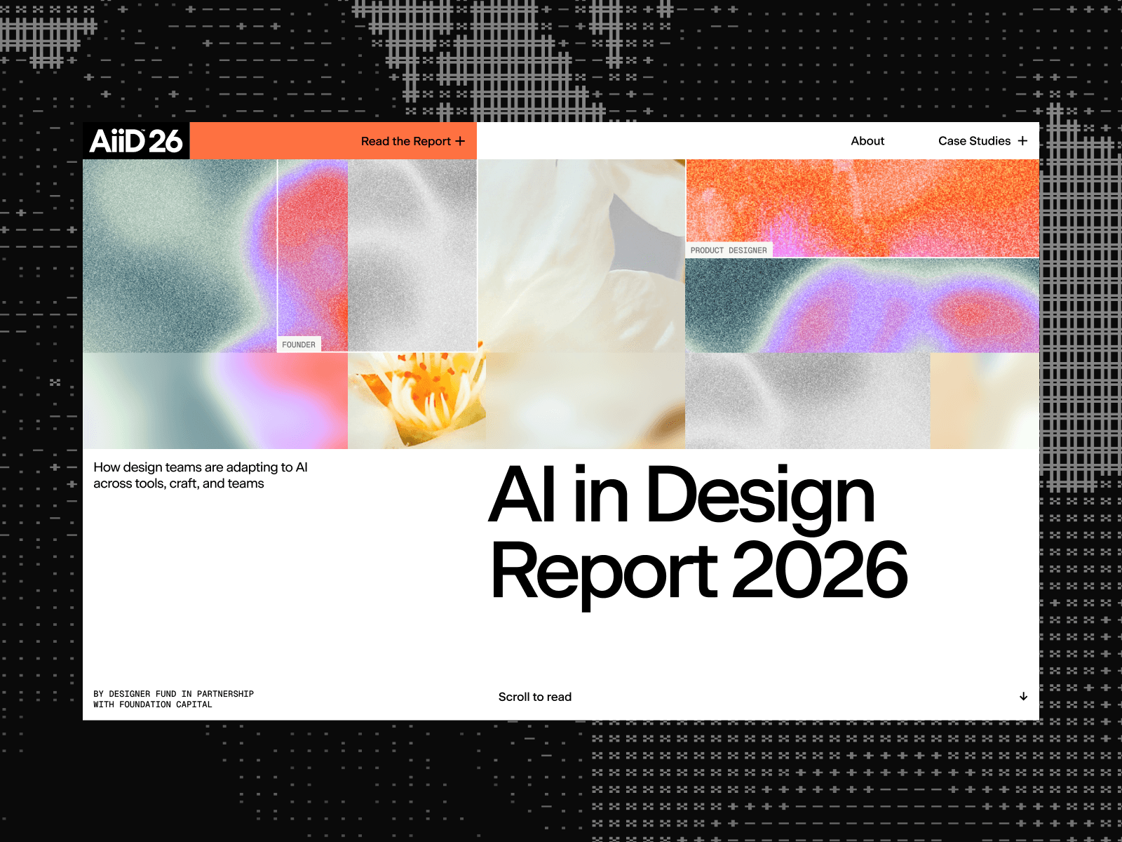 AI in Design Report 2026 데스크톱 화면
