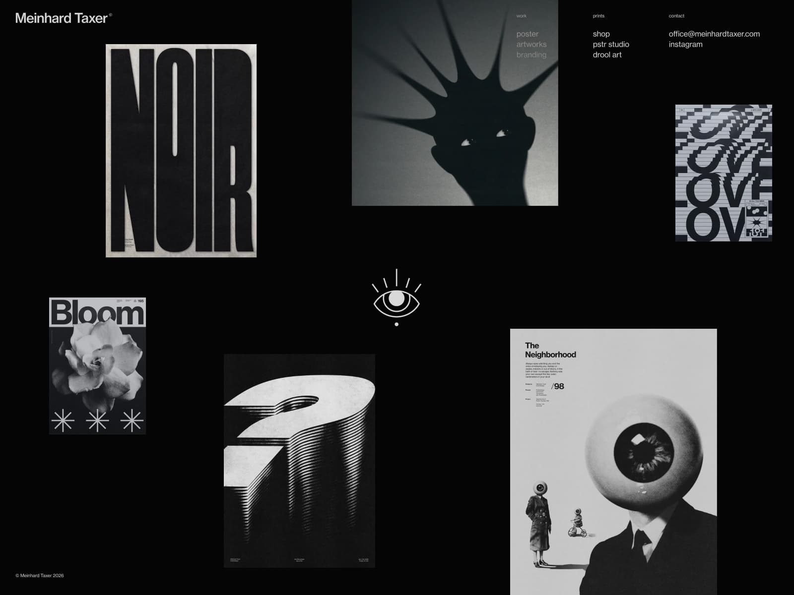 Meinhard Taxer — Graphic Design & Art 데스크톱 화면