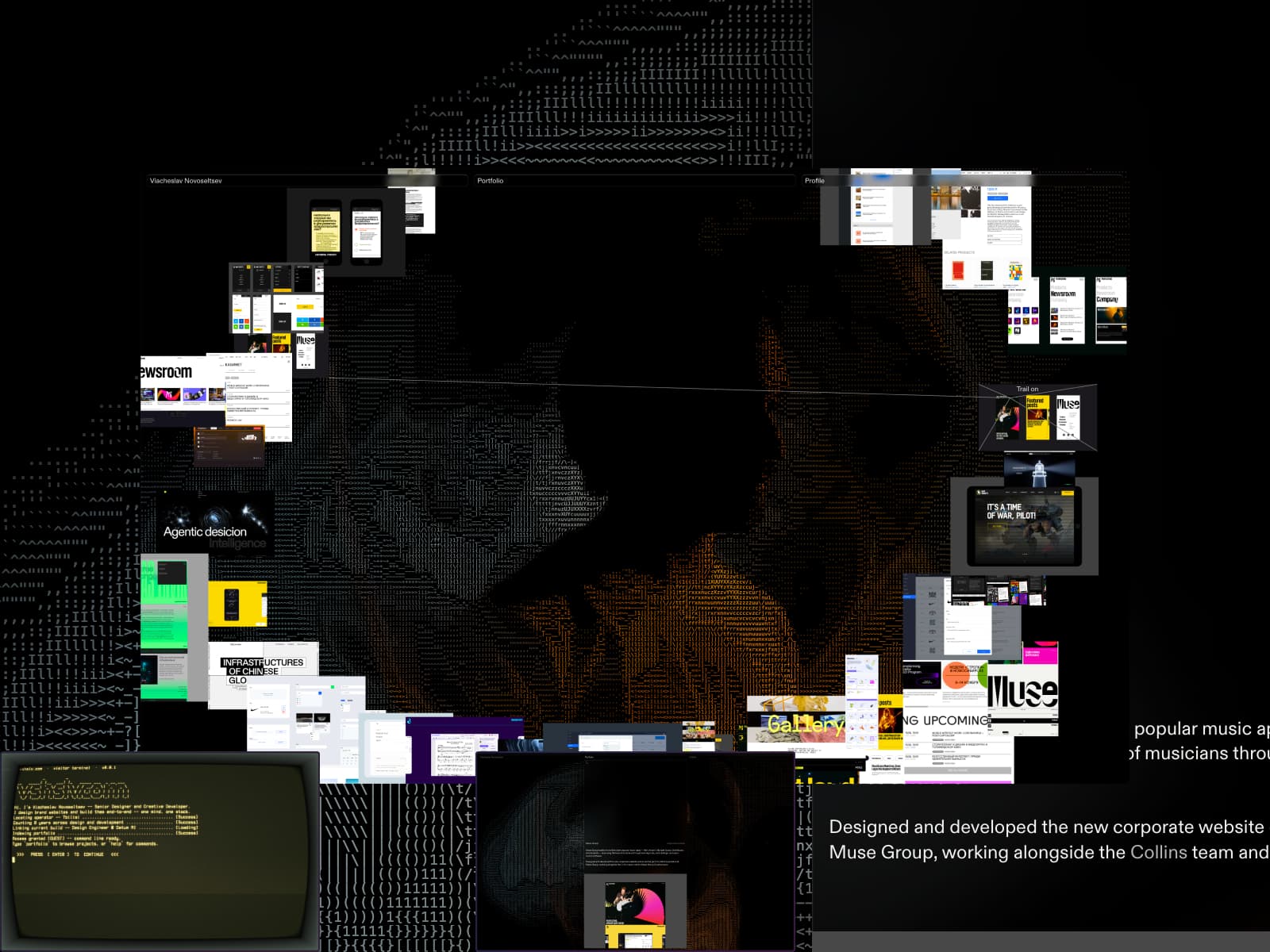 Viacheslav Novoseltsev — Senior Designer and Creative Developer 데스크톱 화면