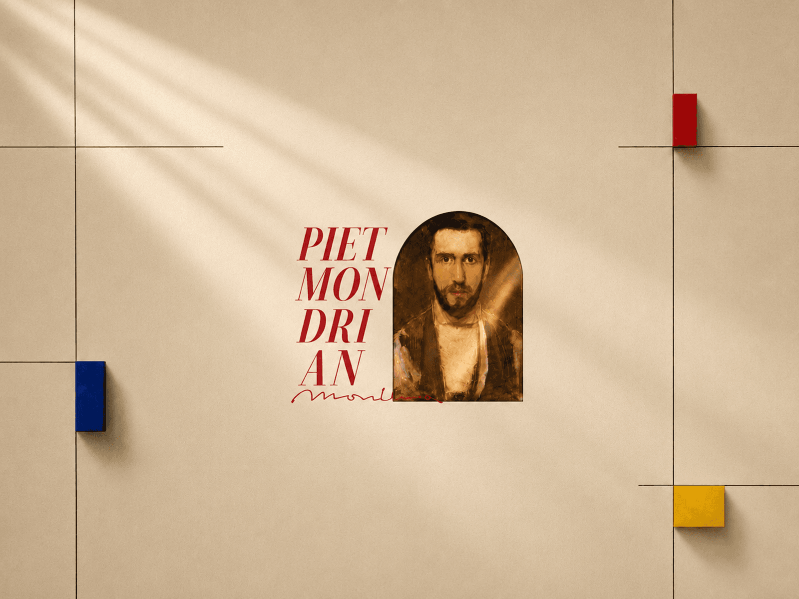 Mondrian — Interactive Journey Through Piet Mondrian's Art 데스크톱 화면