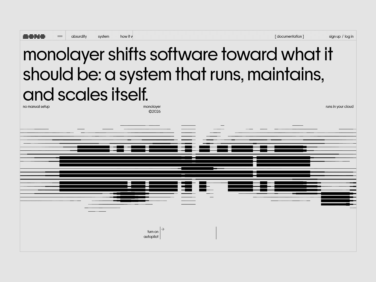monolayer // self-running software in your own cloud 데스크톱 화면