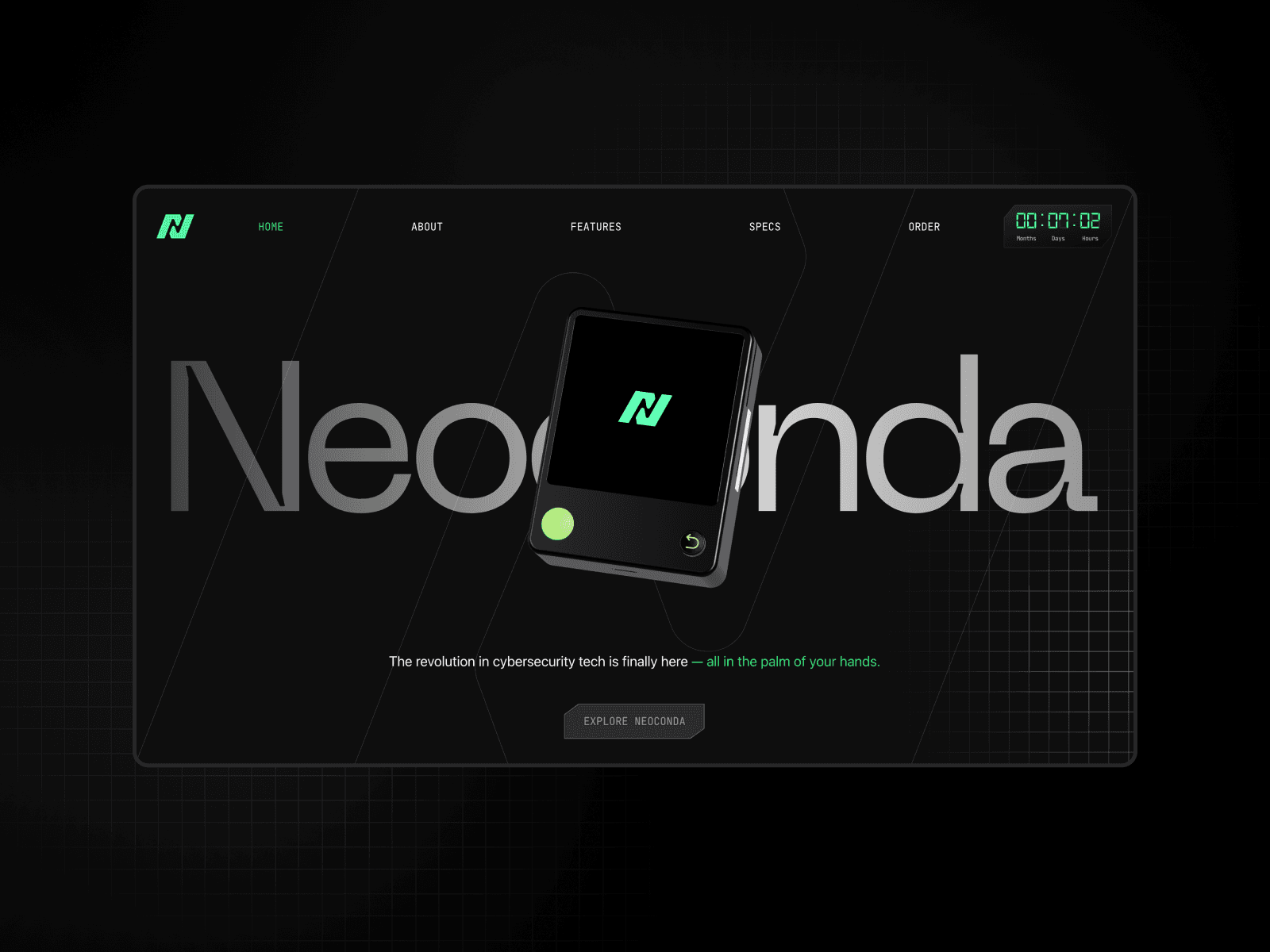 Neoconda | The Revolution in Cybersecurity Tech 데스크톱 화면