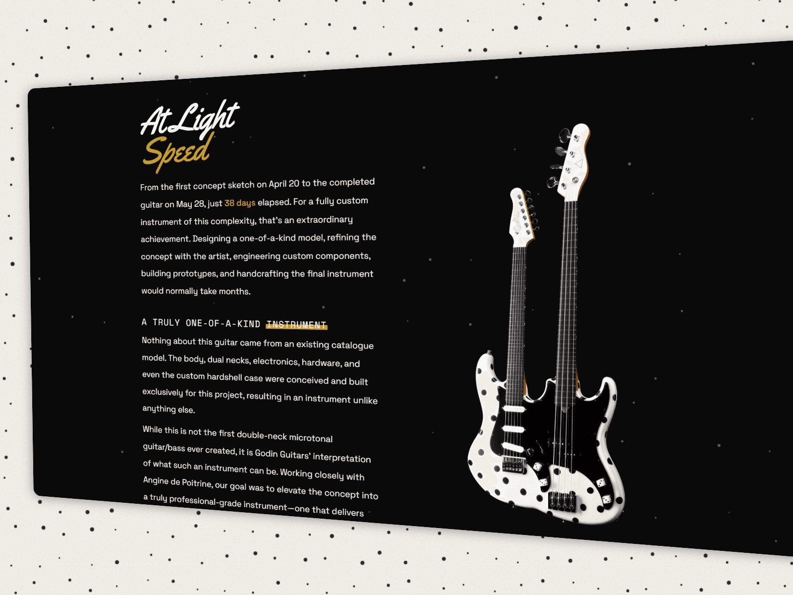 Godin × Angine de Poitrine 데스크톱 화면