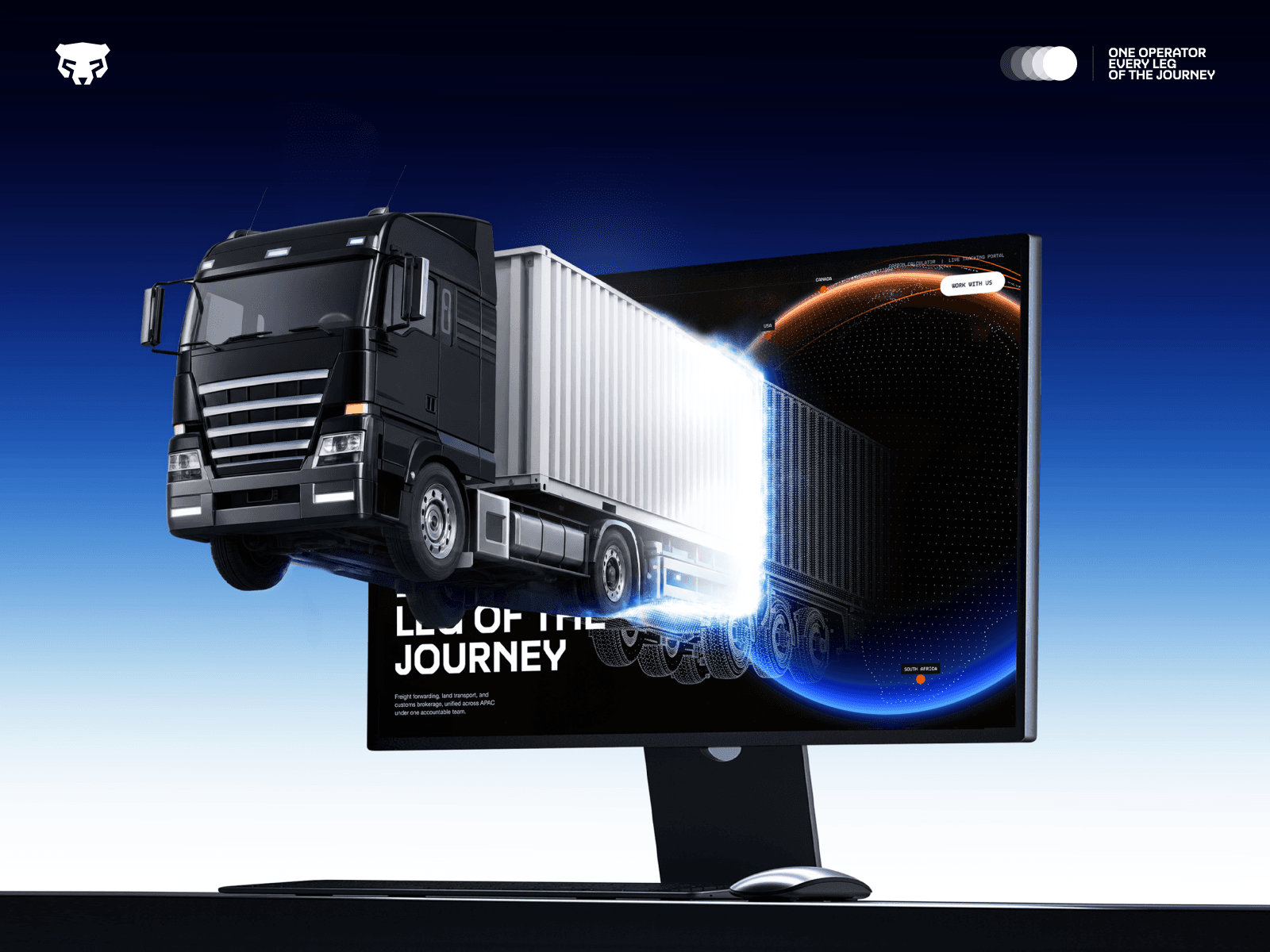 United Carriers | Global Freight Forwarding and Logistics 데스크톱 화면