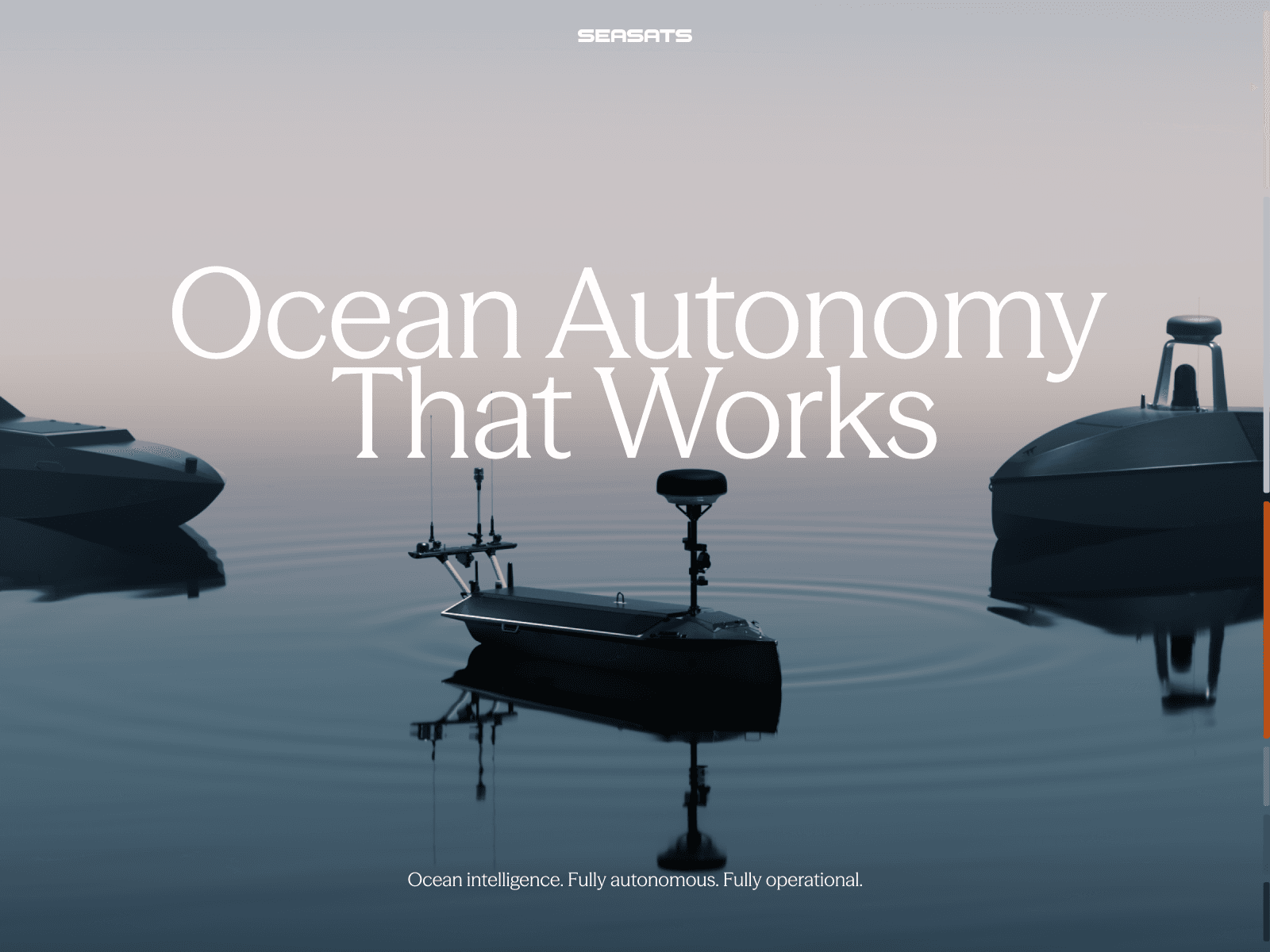 Seasats | Ocean Autonomy That Works 데스크톱 화면