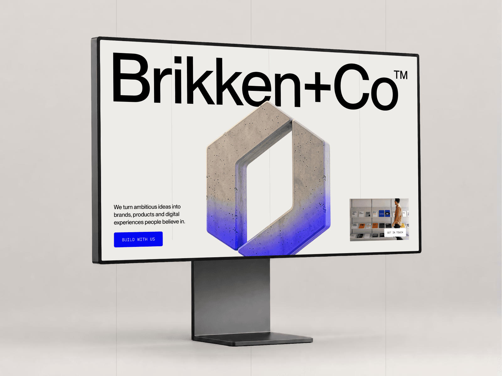 Brikken+Co — Strategic Design Studio 데스크톱 화면