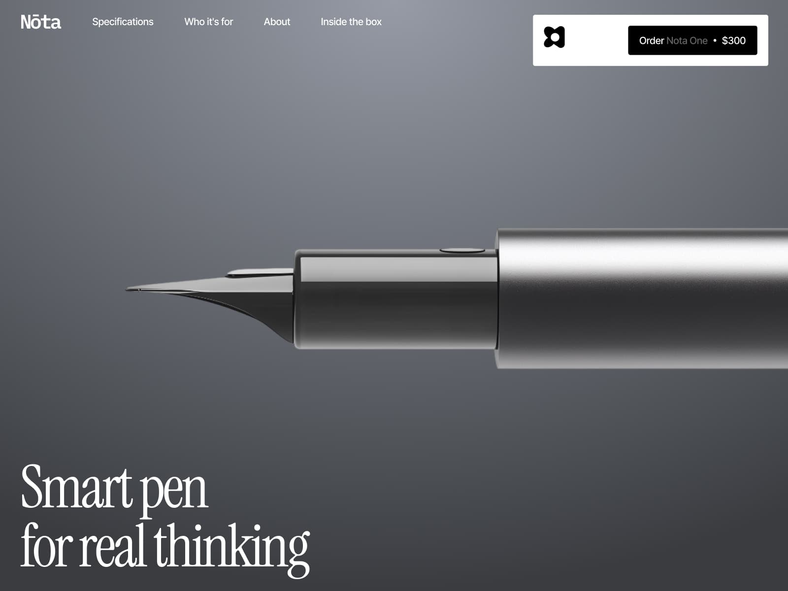 NŌTA | Writing Infrastructure for Modern Thinking 데스크톱 화면