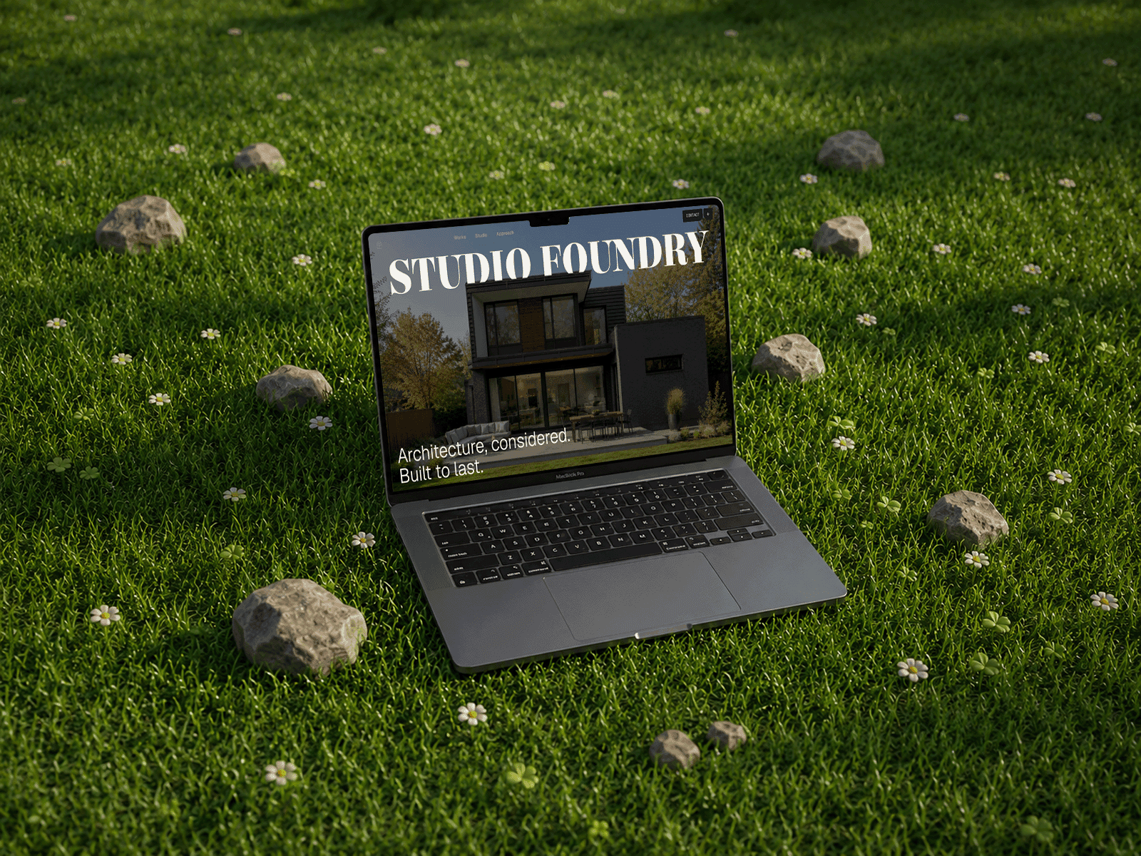 Studio Foundry — Architecture Studio 데스크톱 화면