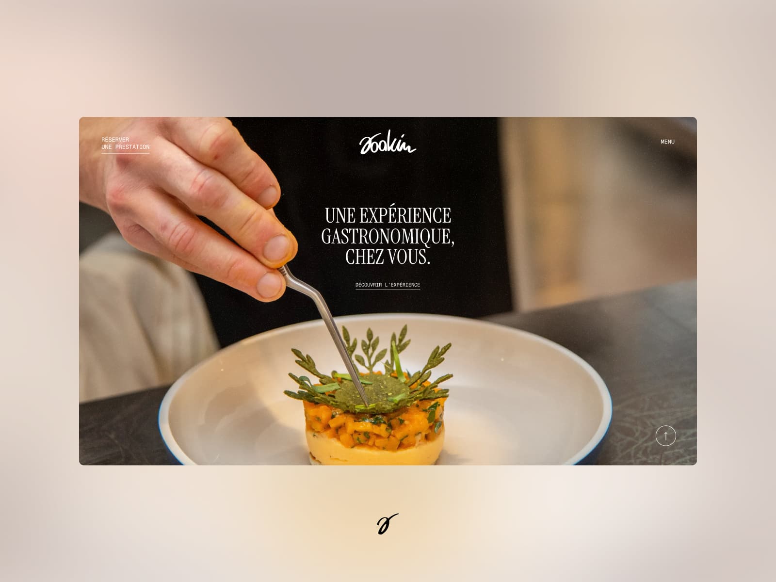 La table de Joakim | Chef à domicile sur Nantes 데스크톱 화면