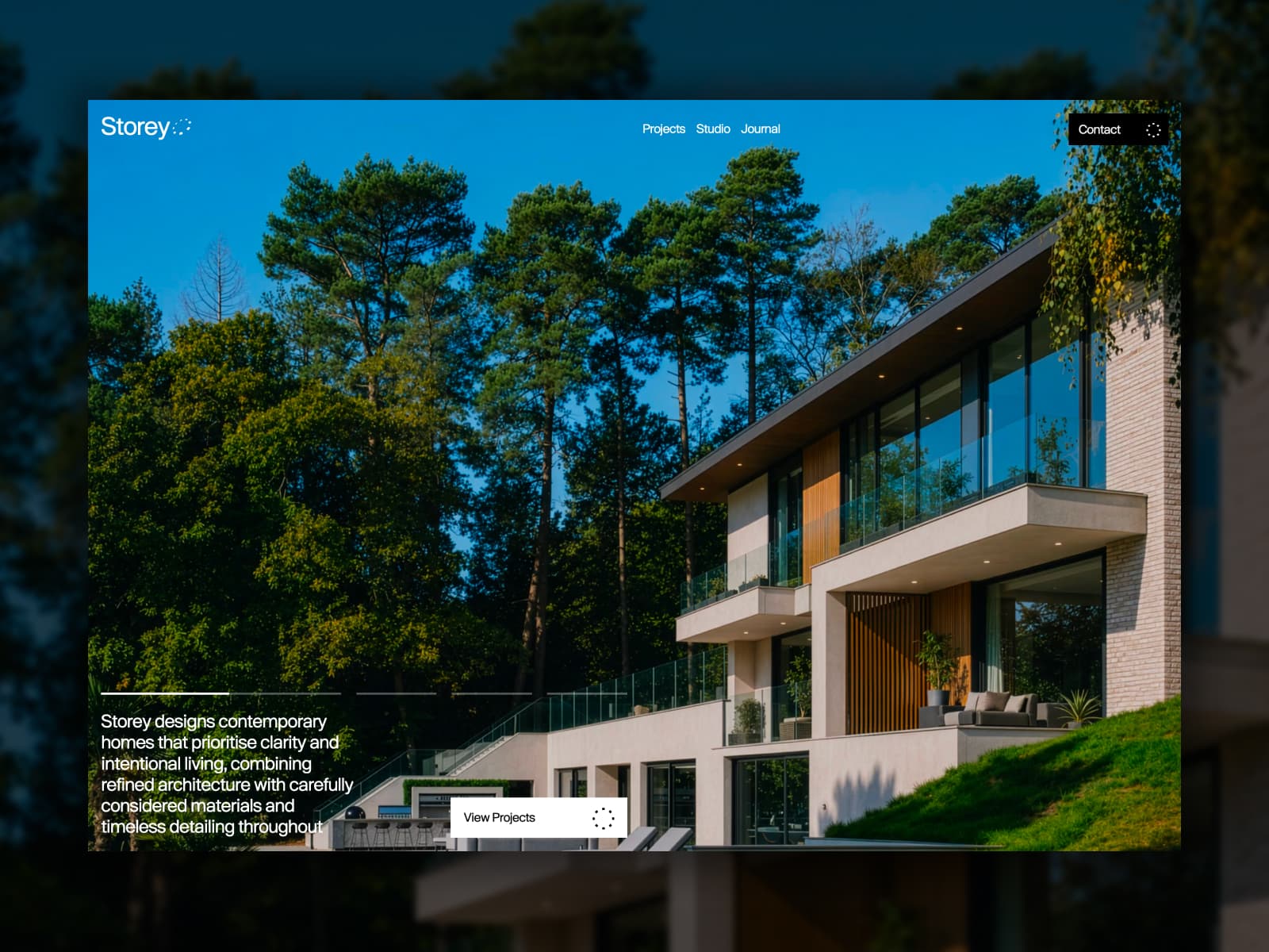Storey Architecture | Contemporary Residential Design UK 데스크톱 화면