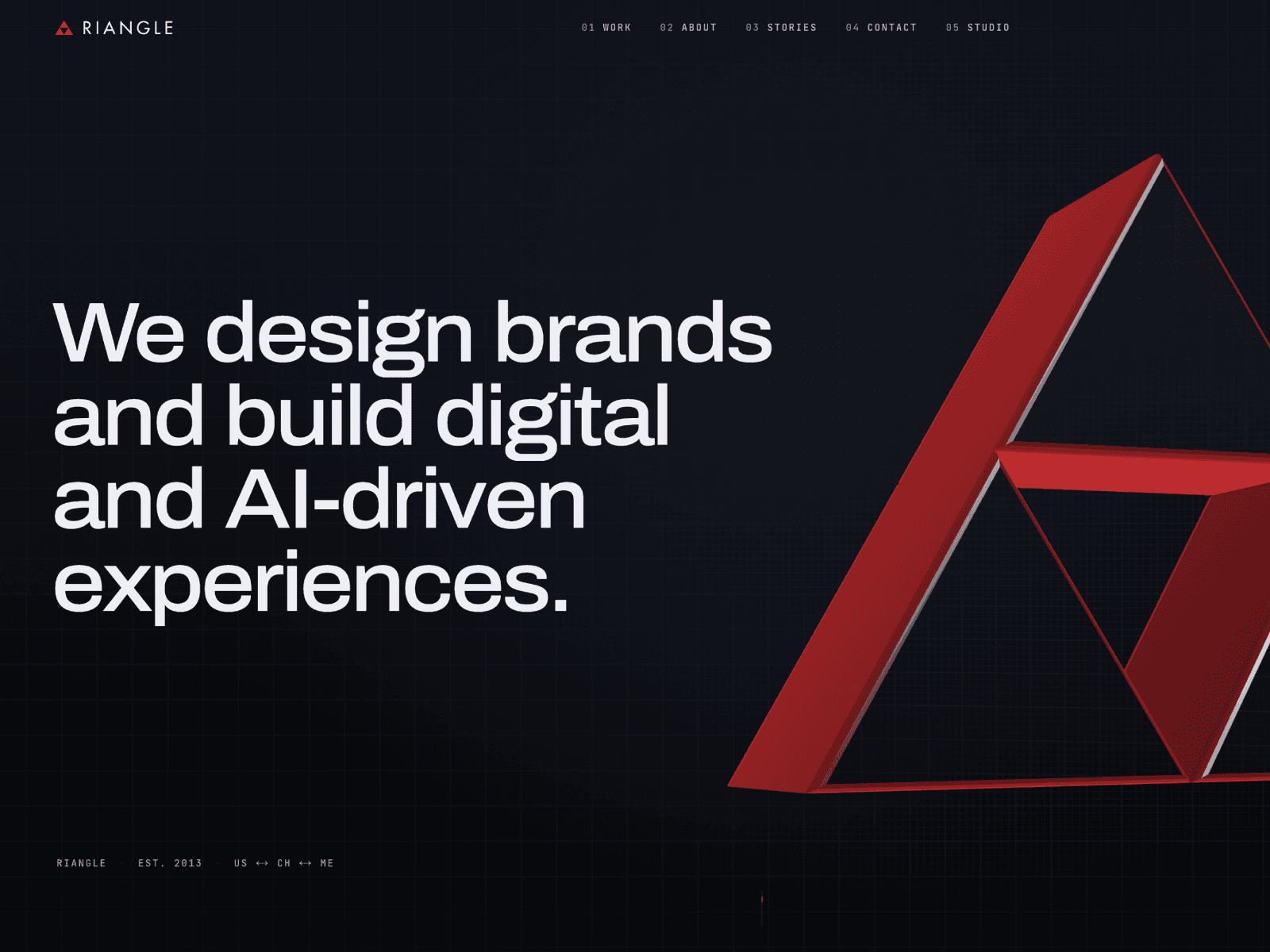Riangle | Design Studio 데스크톱 화면