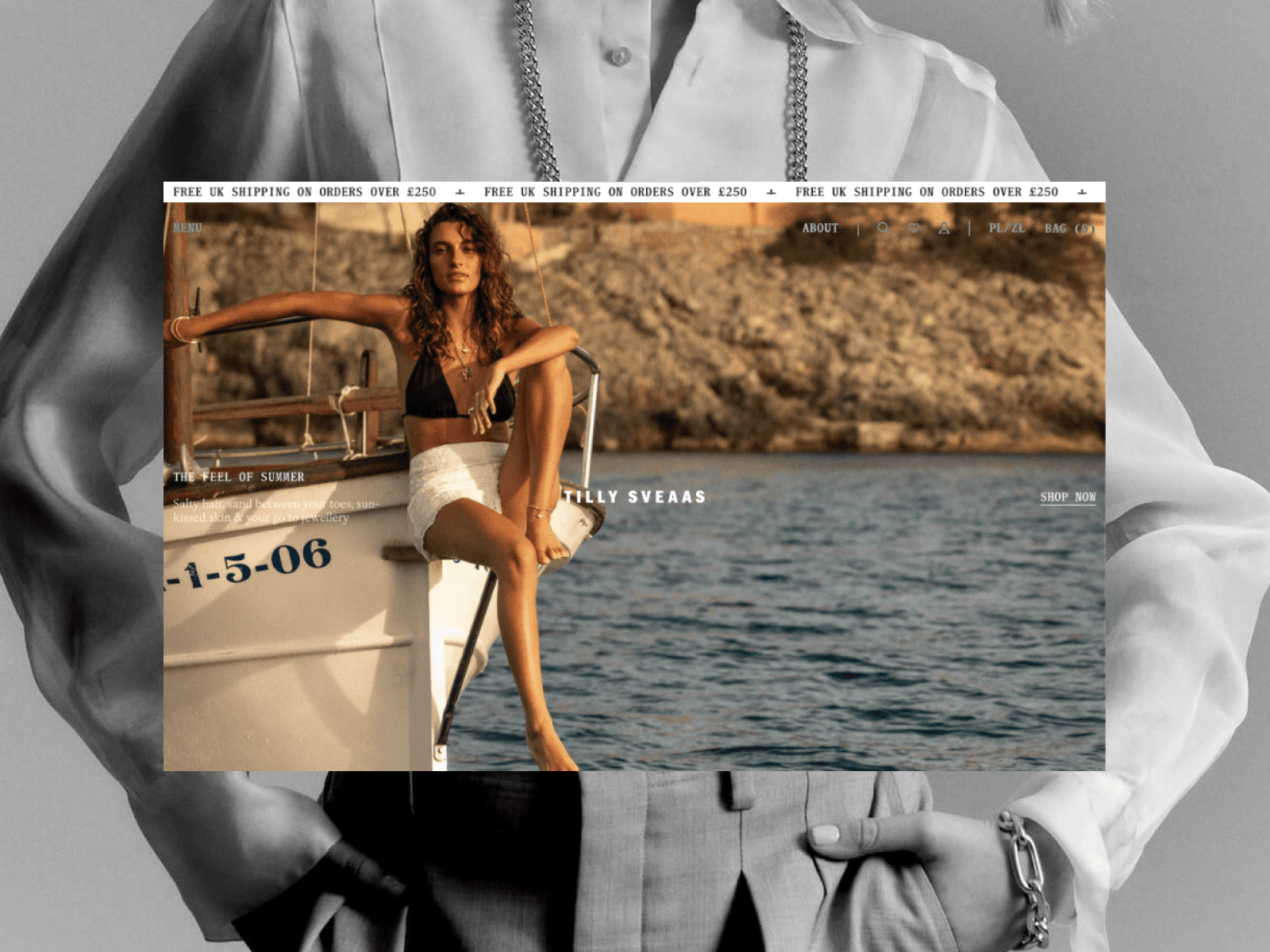 Tilly Sveaas | The Home of T-Bar Jewellery 데스크톱 화면