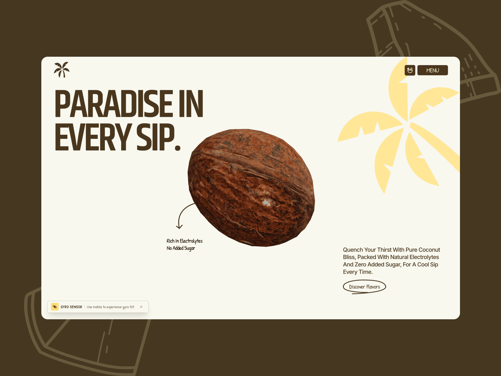 Palmo Coconut Co. - Pure Coconut Water 데스크톱 화면