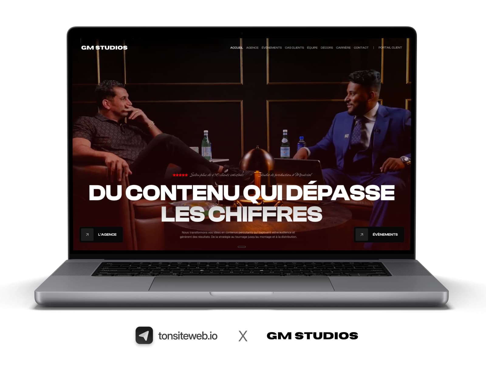 GM Studios — Du contenu qui dépasse les chiffres 데스크톱 화면