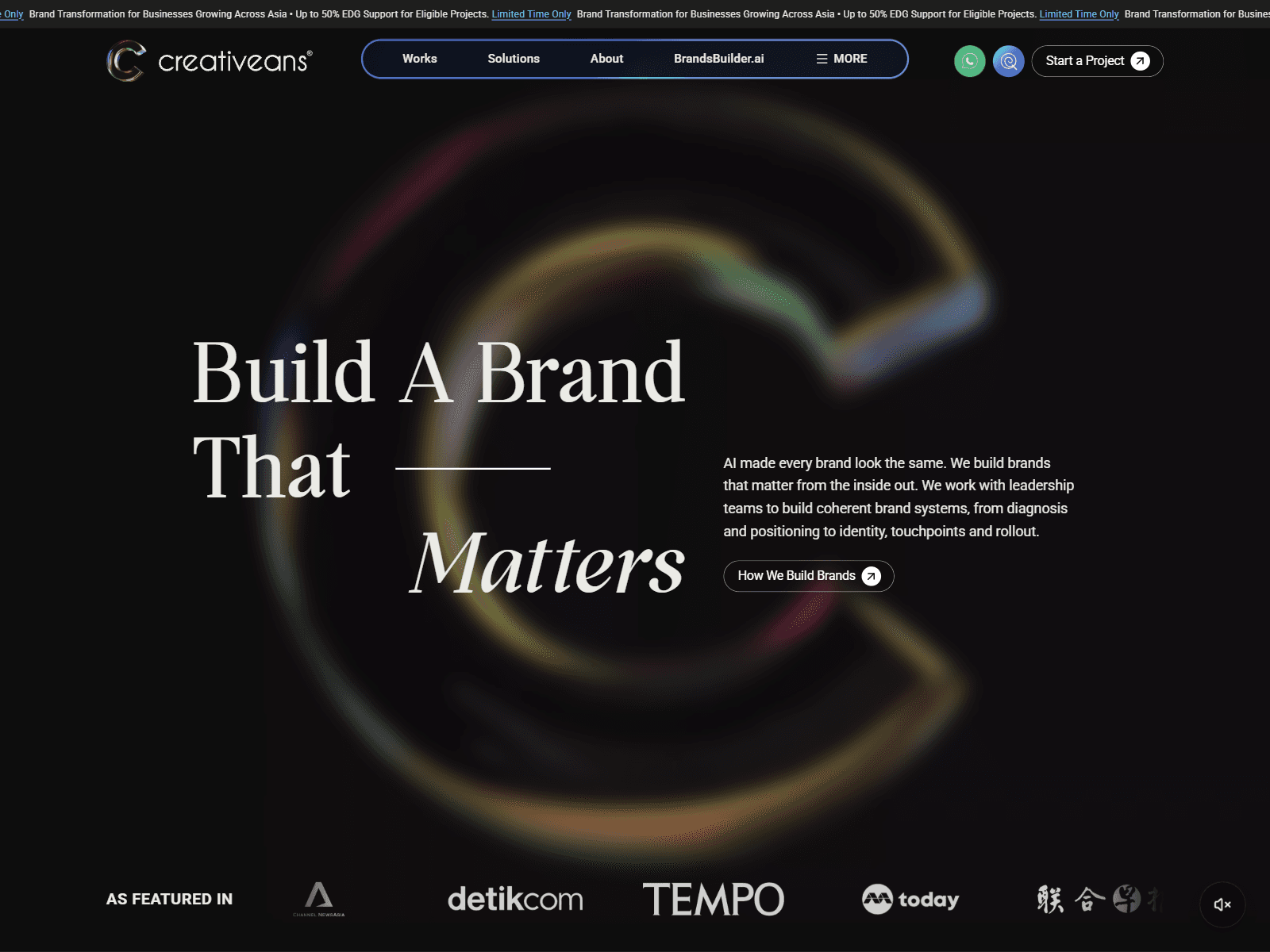 Branding Agency Singapore | Brand Consultancy 데스크톱 화면