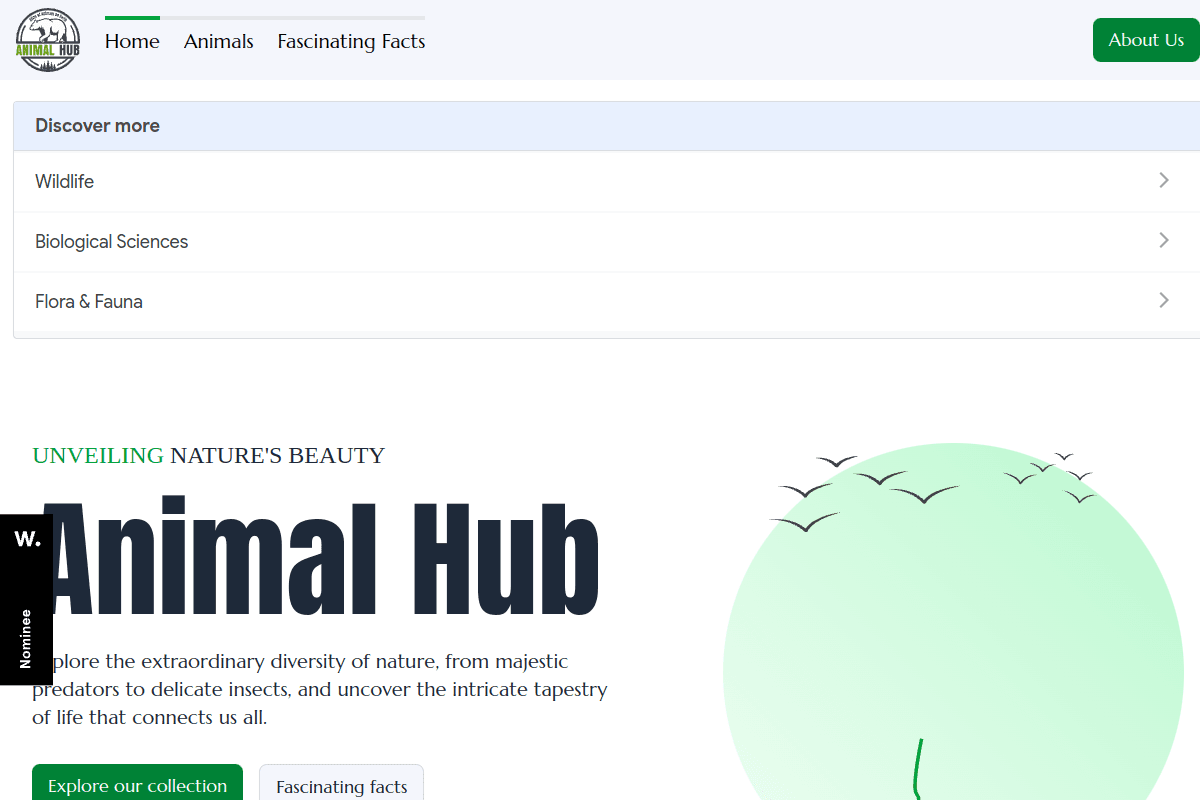 Animalhub 데스크톱 화면