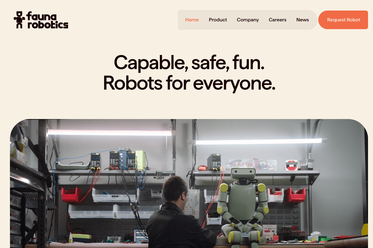Faunarobotics 데스크톱 화면