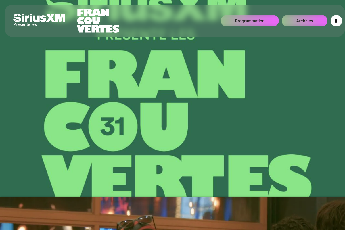 Francouvertes 데스크톱 화면