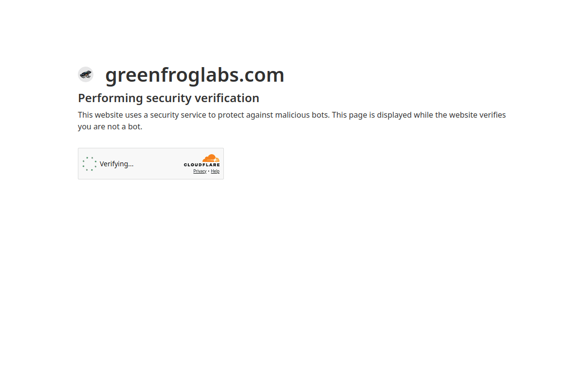 Greenfroglabs 데스크톱 화면