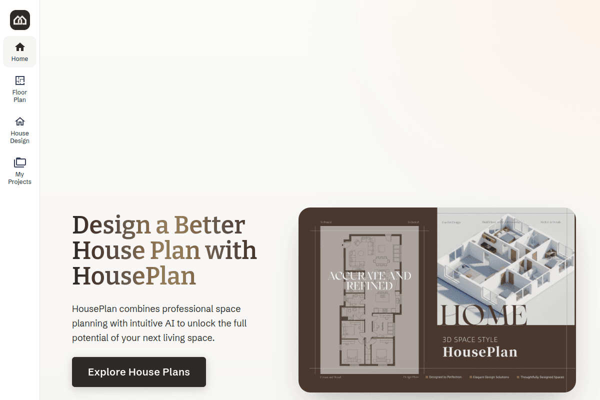 Houseplan 데스크톱 화면