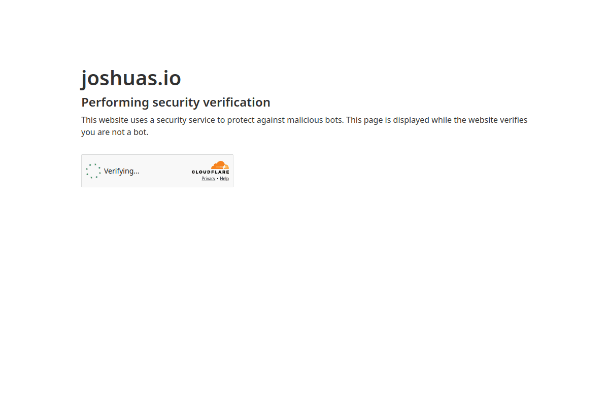 Joshuas 데스크톱 화면