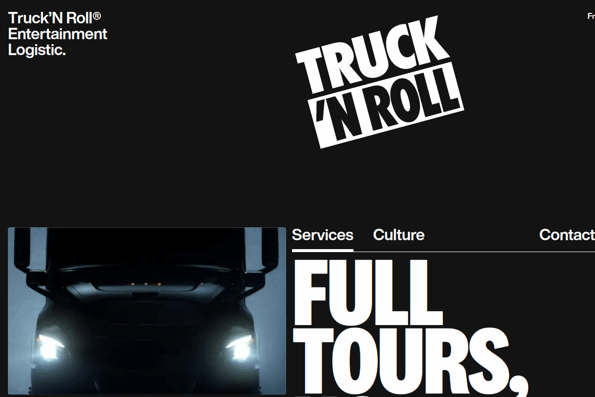Trucknroll 데스크톱 화면