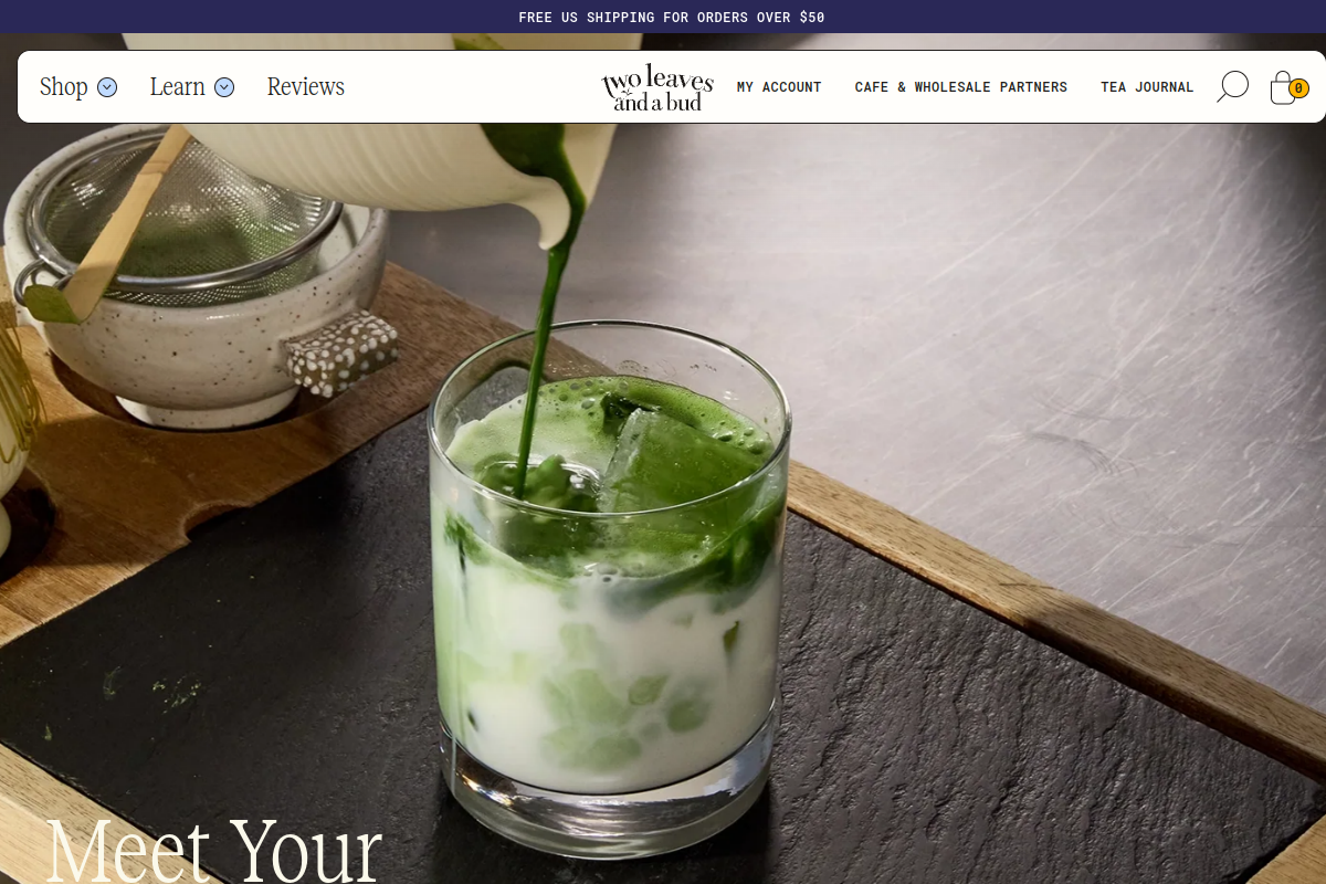 Twoleavestea 데스크톱 화면
